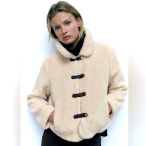 ZARA NWT Sherpa Jacket